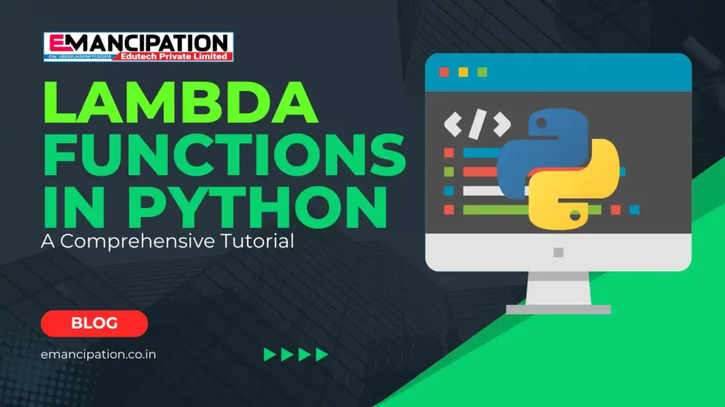 Lambda functions in python by Emancipation Edutech Private Limited