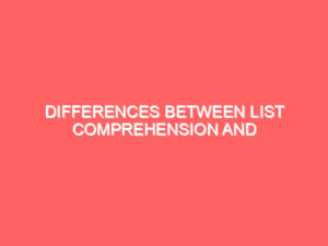 Differences Between List Comprehension and Generator Expression in Python