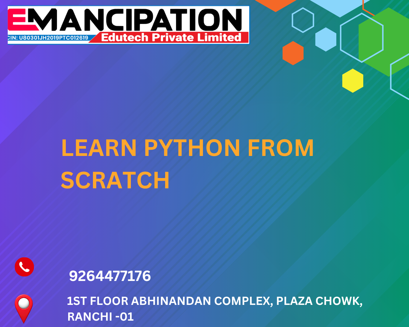 Learn Python from Scratch: The Complete Beginner’s Guide - Emancipation Edutech Pvt Ltd